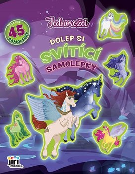 Dolep si svítící samolepky Jednorožci