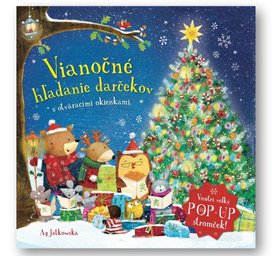 Vianočné hľadanie darčekov s otváracími okienkami