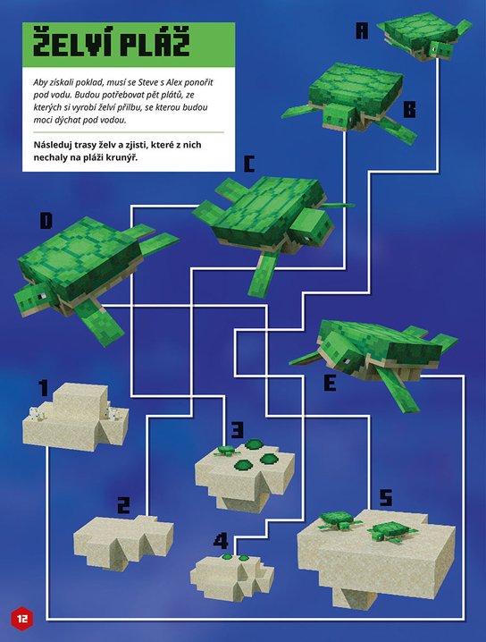 Minecraft - Honba za pokladem se samolepkami