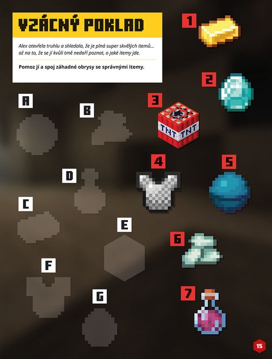 Minecraft - Honba za pokladem se samolepkami