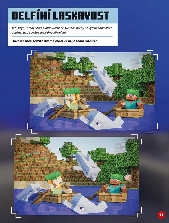 Minecraft - Honba za pokladem se samolepkami