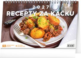 Recepty za kačku 2027 - stolní kalendář