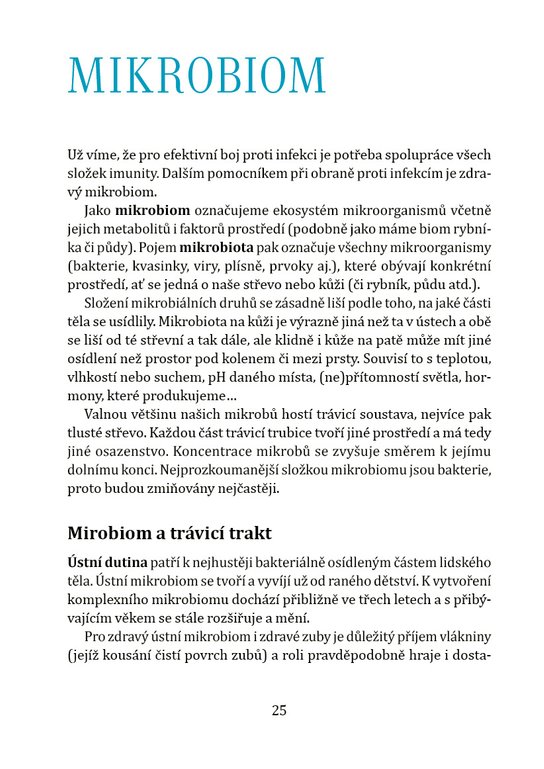 Imunita a mikrobiom