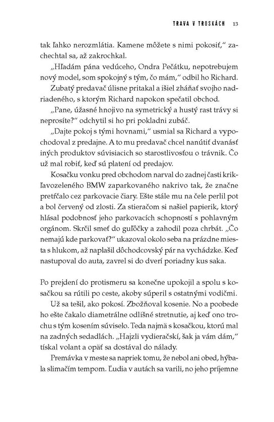Trava v troskách