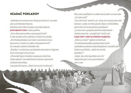 Tigrí tím - Poklad obrovského kalmára