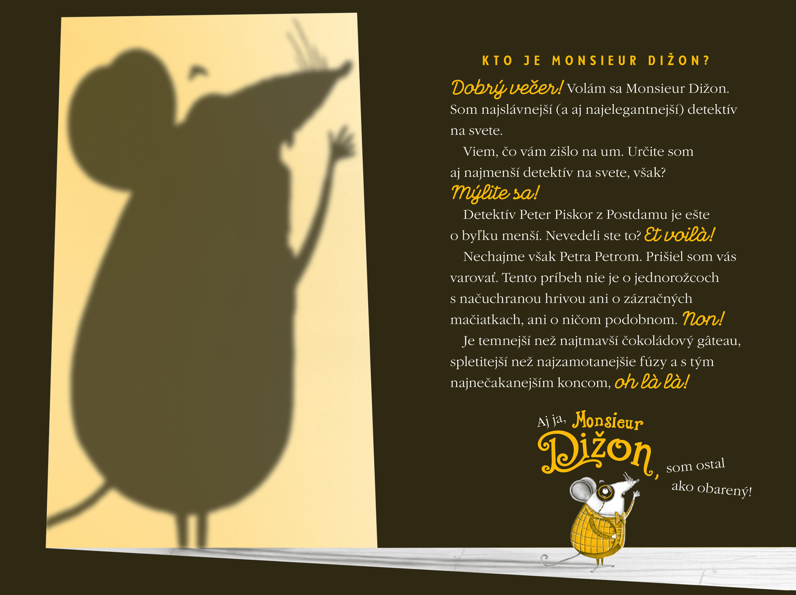 Monsieur Dižon: Zmiznutie Tommasa Tesáka