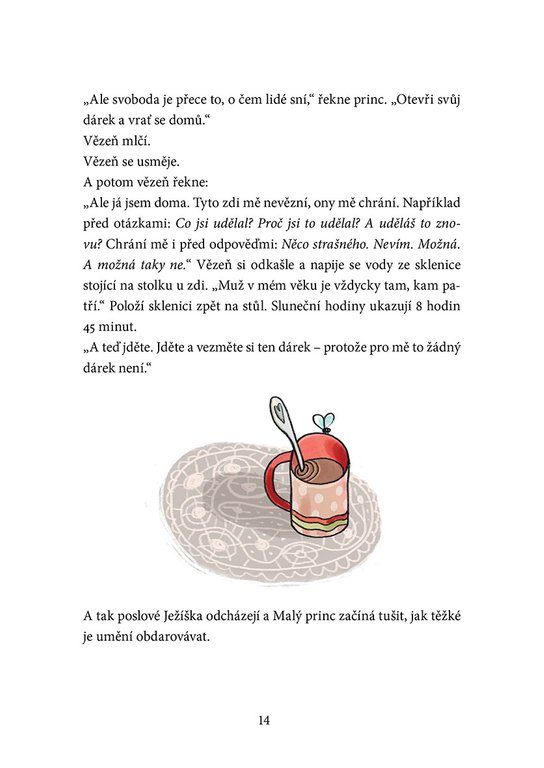 Malý princ naděluje vánoční dárky