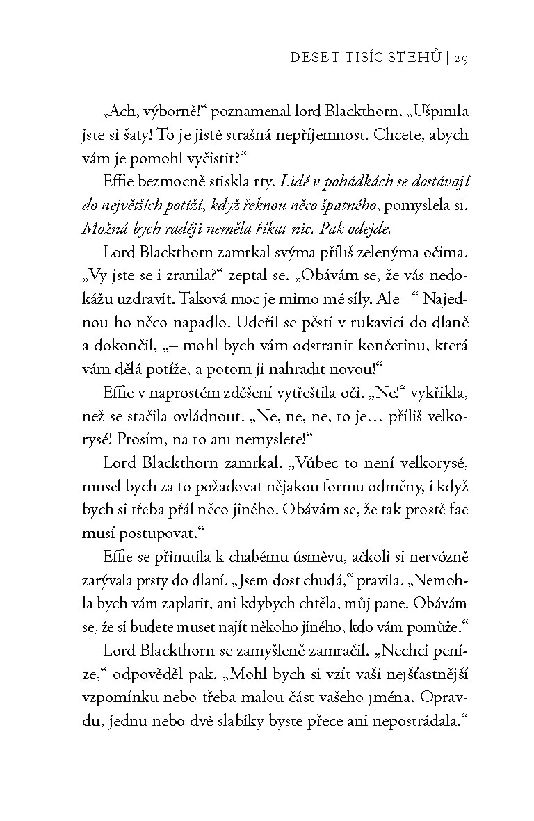 Deset tisíc stehů