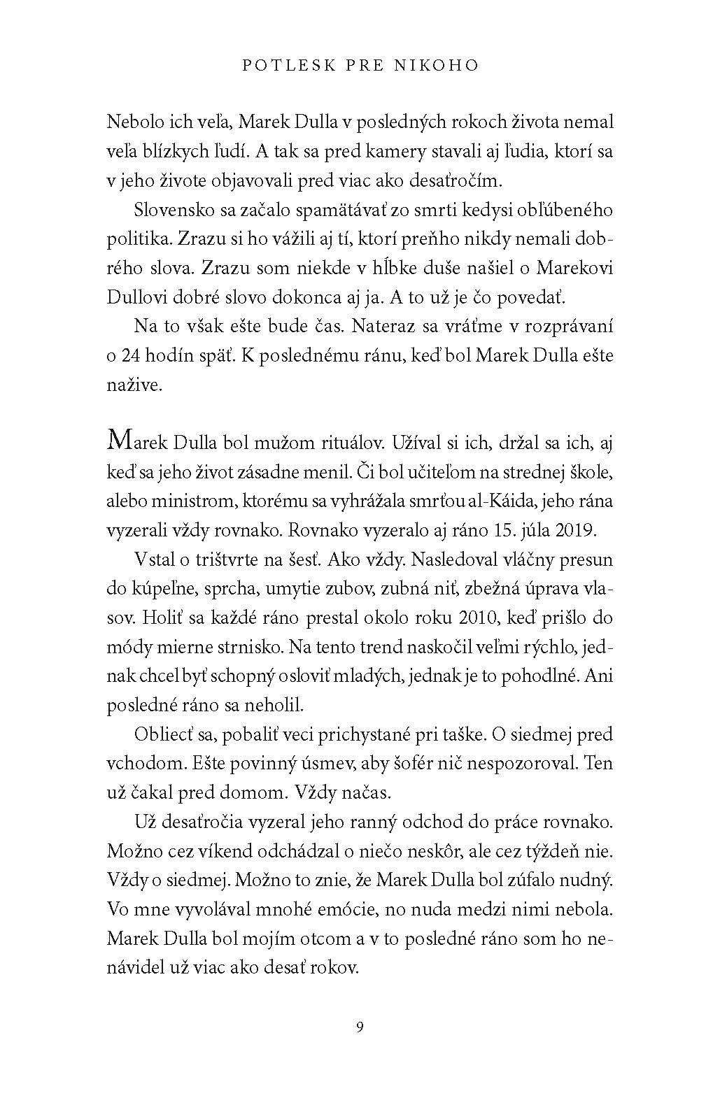 Potlesk pre nikoho