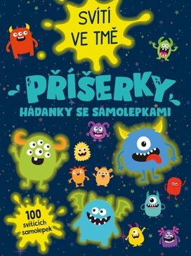 Příšerky - Hádanky se samolepkami - svítí ve tmě