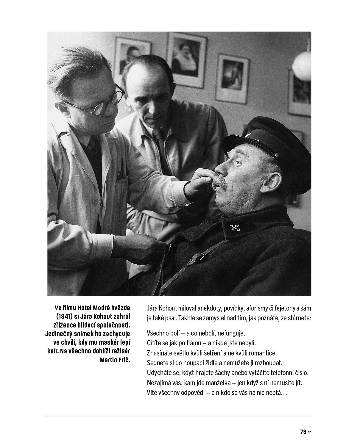 Věčné tváře českého filmu ve vzpomínkách a fotografiích