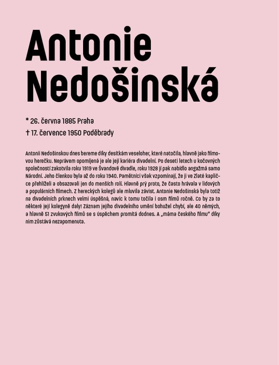 Věčné tváře českého filmu ve vzpomínkách a fotografiích