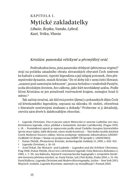Znamenité ženy v počátcích českých dějin