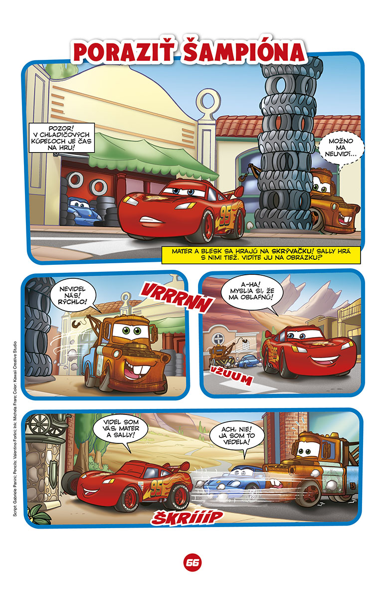 Autá - Kamaráti Autá - Komiksové príbehy
