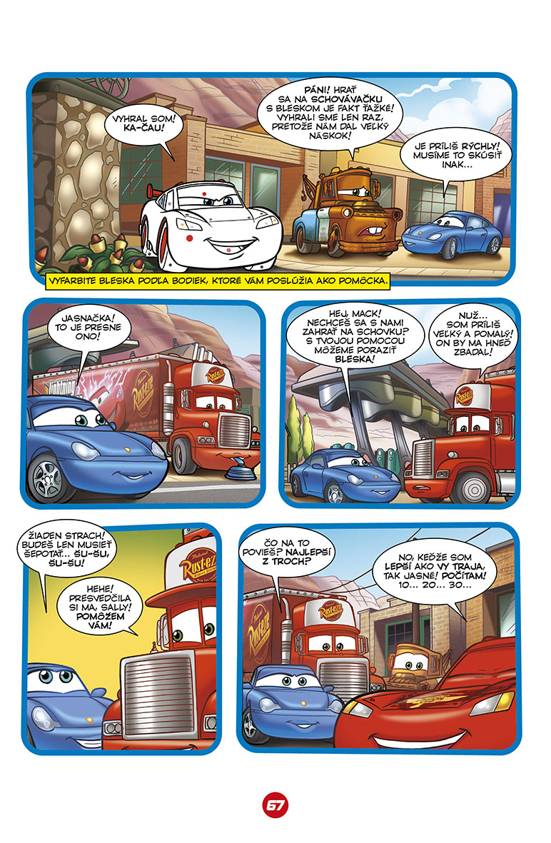 Autá - Kamaráti Autá - Komiksové príbehy