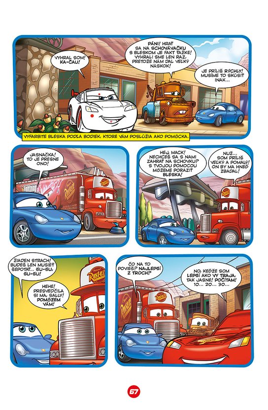 Autá - Kamaráti Autá - Komiksové príbehy