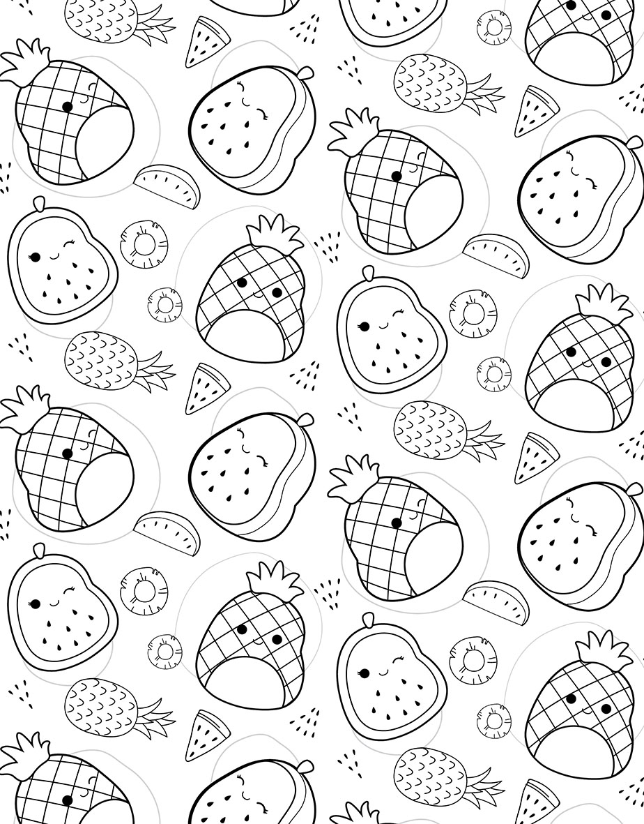 Squishmallows - Sladké omalovánky 