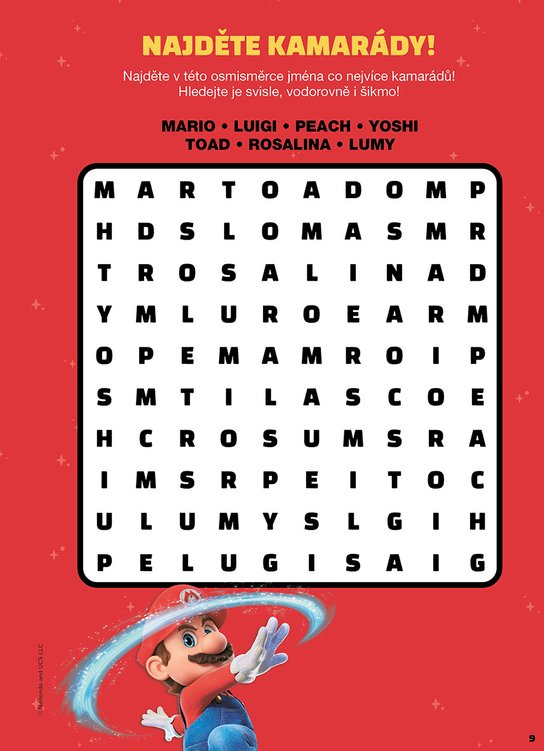Super Mario Galaktický film - Oficiální kniha aktivit