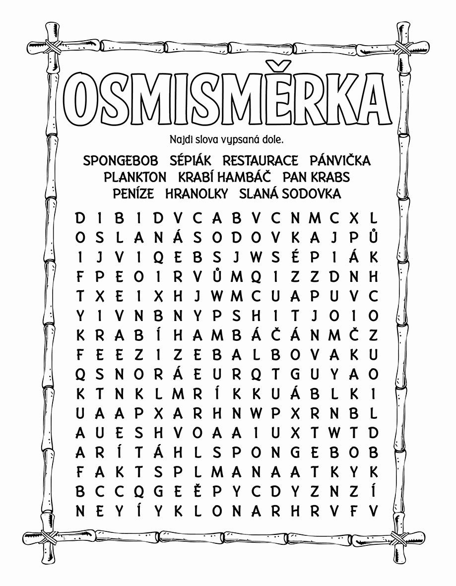 SpongeBob - Mega omalovánky a aktivity - Život je pohoda