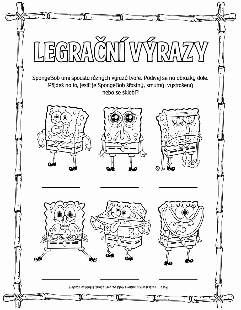 SpongeBob - Mega omalovánky a aktivity - Život je pohoda