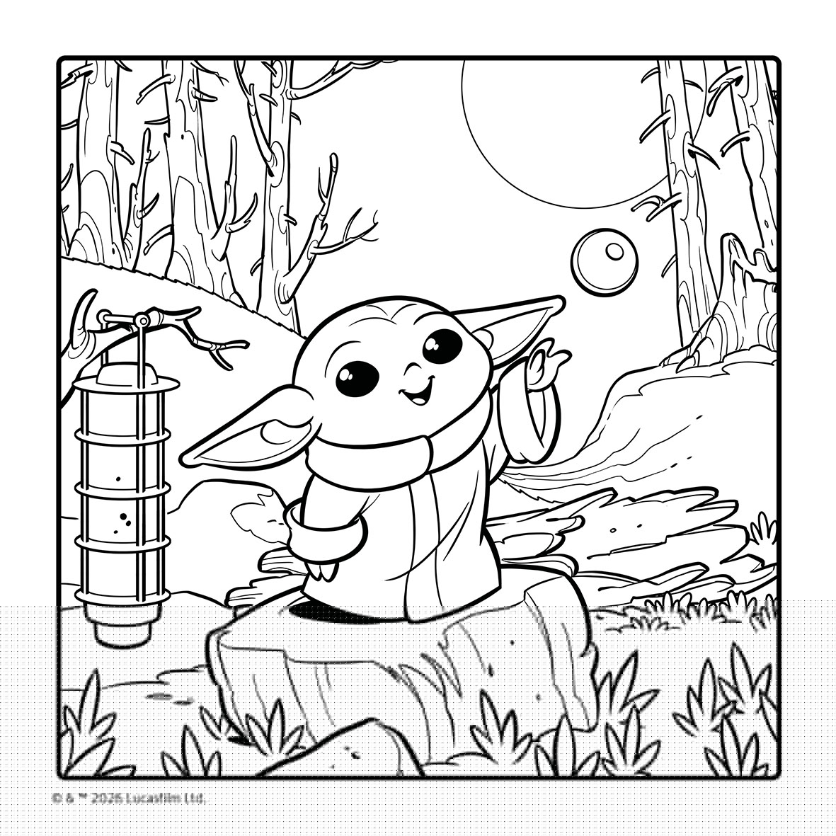 Star Wars - Mandalorian - Grogu - COZY omalovánky