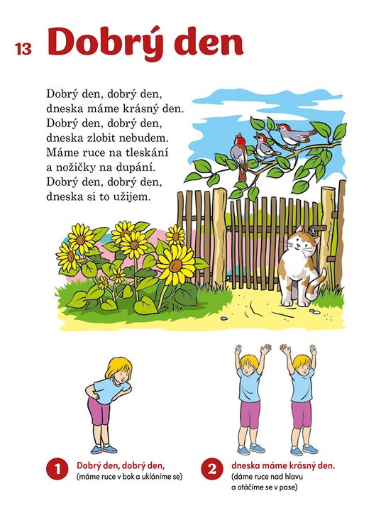 Cvičení s říkankou pro malé děti