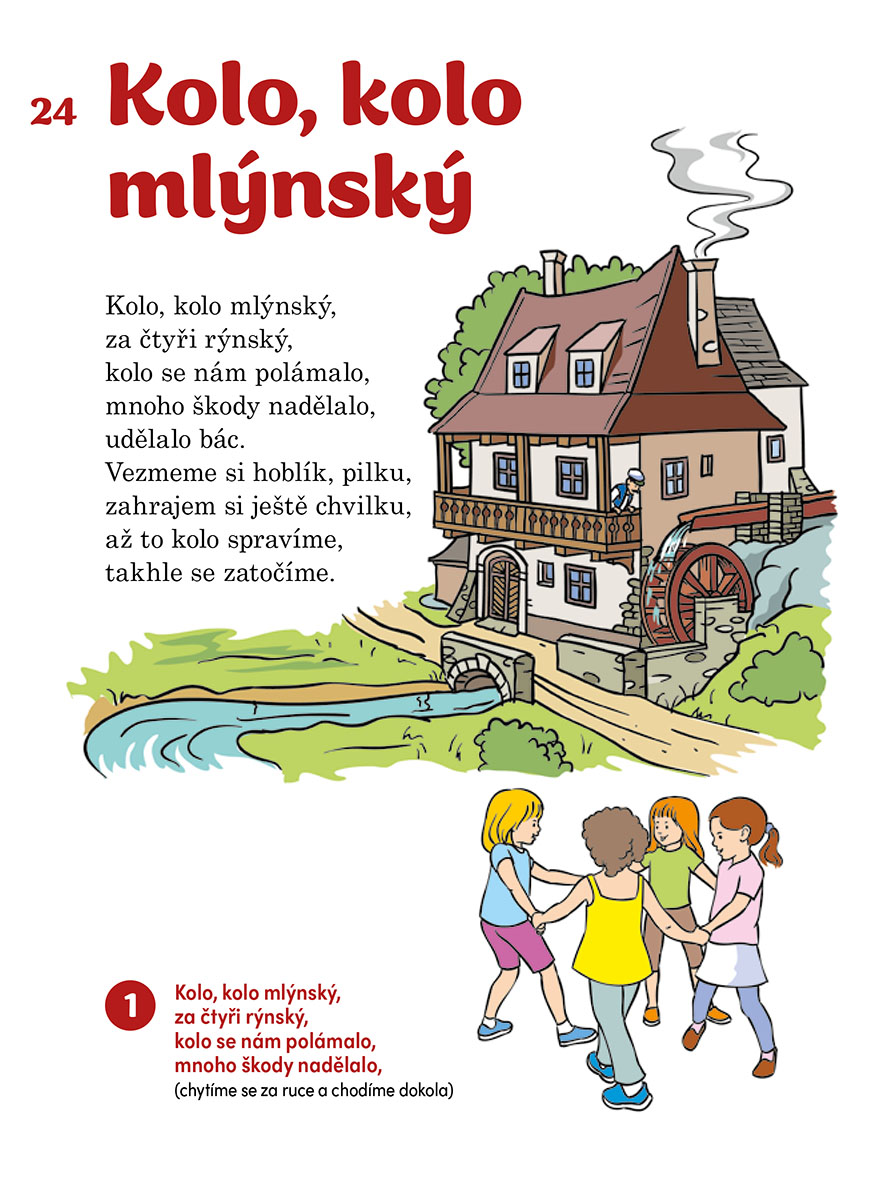 Cvičení s říkankou pro malé děti