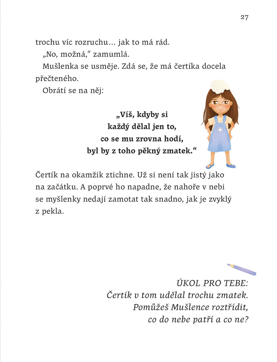 Chytré čtení s Mušlenkou: Andělské Vánoce