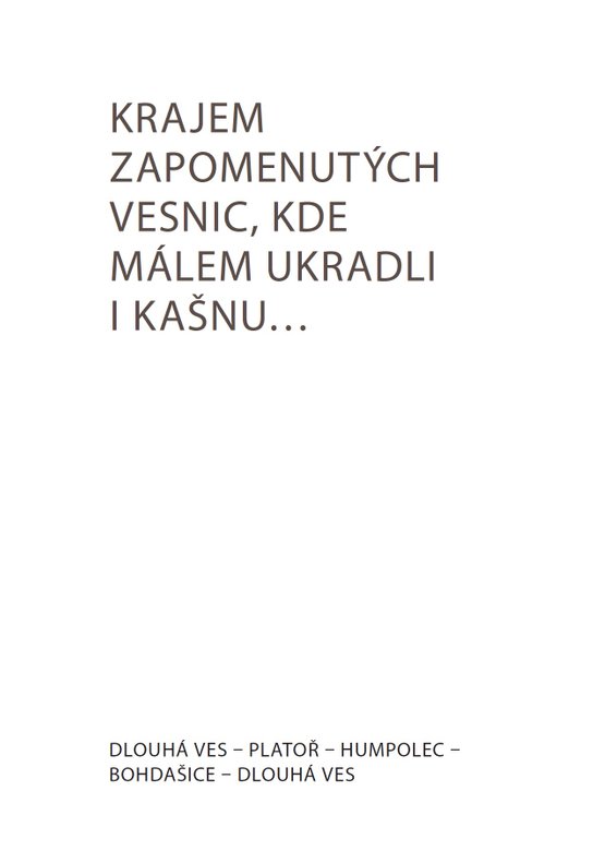 Zmizelá Šumava – S Emilem pěšky