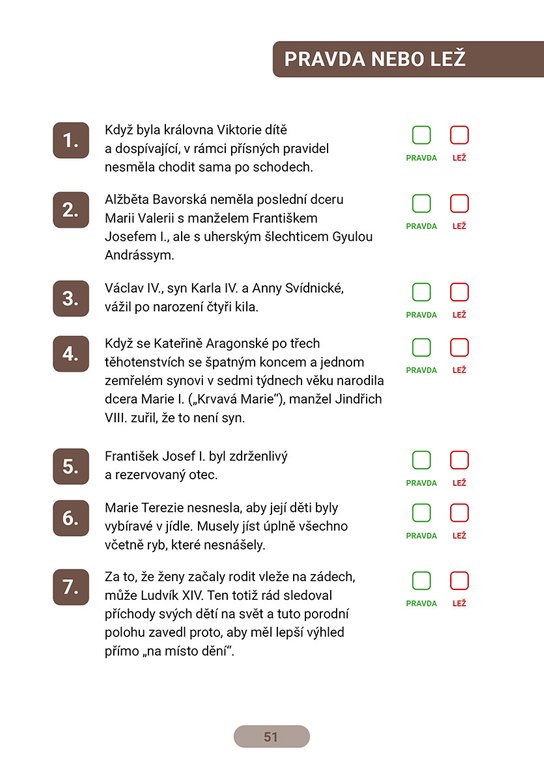 Bulvární historie: Kvízy