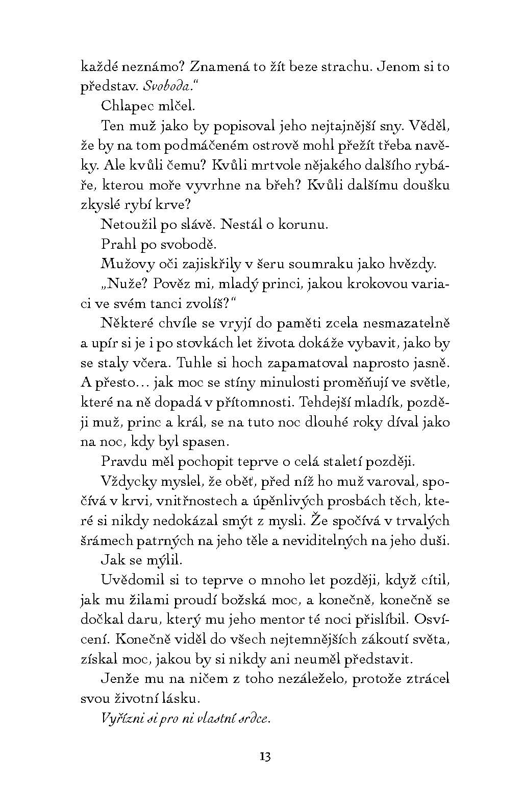 Padlý a polibek soumraku 