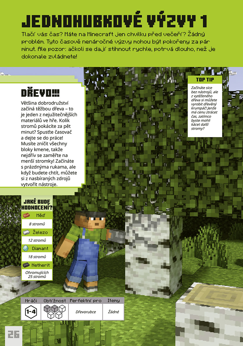 Minecraft - Výzvy k přežití