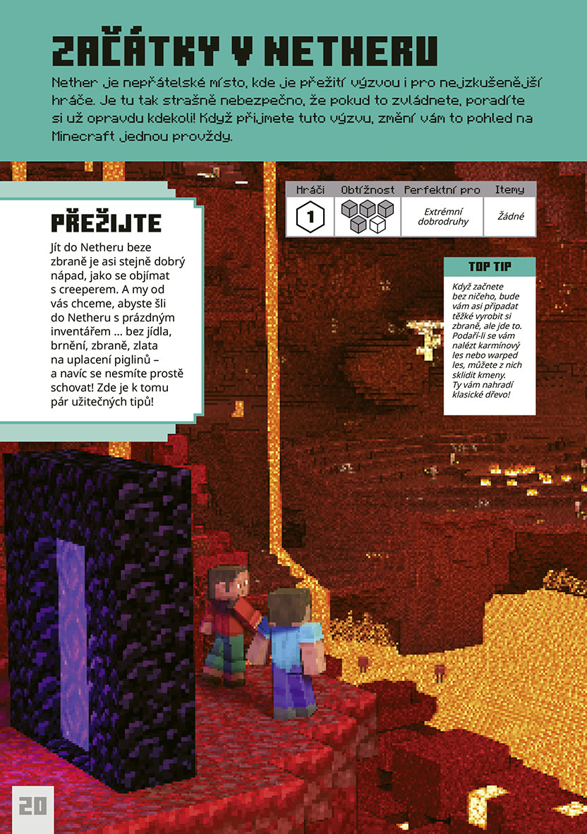 Minecraft - Výzvy k přežití
