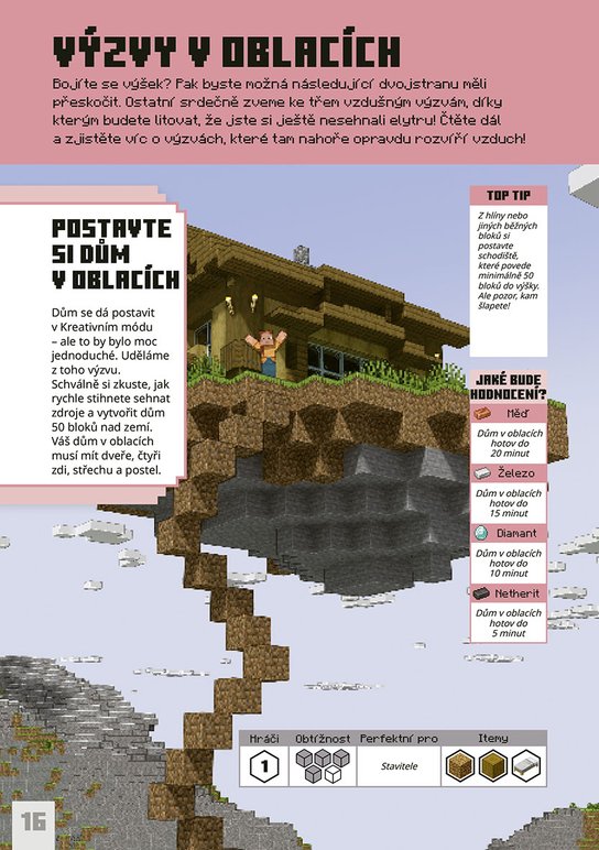 Minecraft - Výzvy k přežití