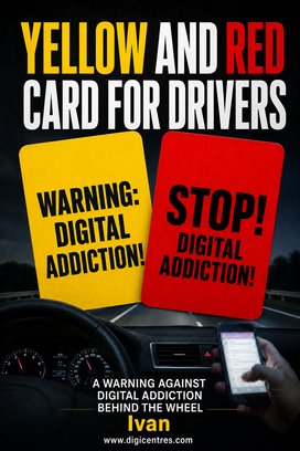Yellow and red card for drivers.