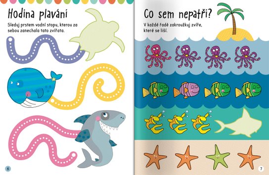 Velké samolepky pro malé ruce Žraloci
