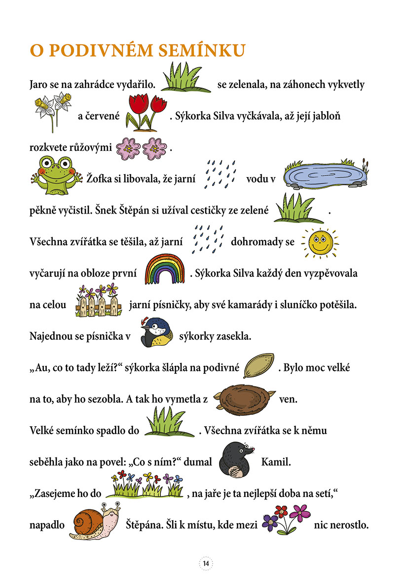 Malované čtení: Pohádky ze zahrádky