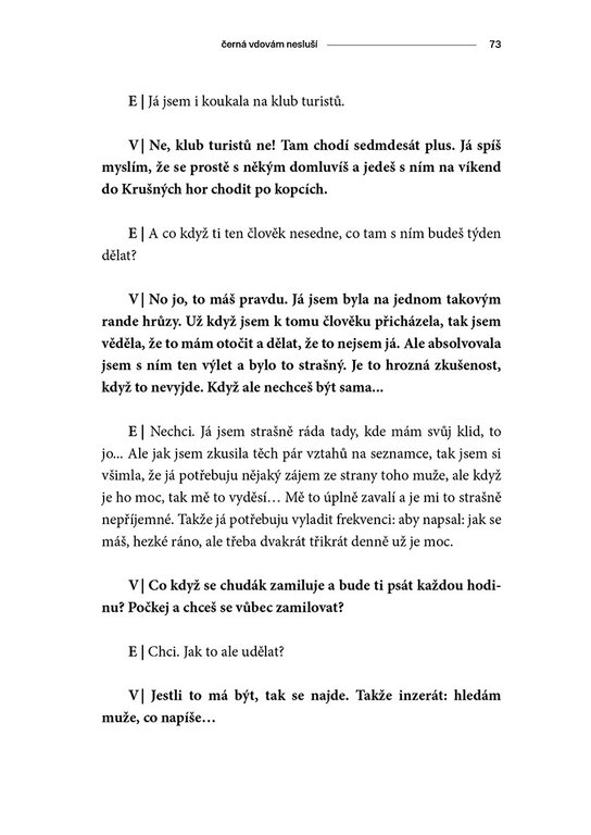 Černá vdovám nesluší