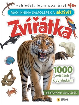 Zvířátka Maxi kniha samolepek a aktivit