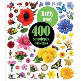 400 samolepek Květy