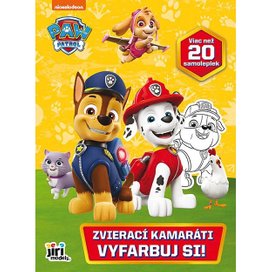 Vyfarbuj si! Labková patrola Kamaráti zvieratká