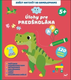 Zošit aktivít so samolepkami Úlohy pre predškoláka 5+