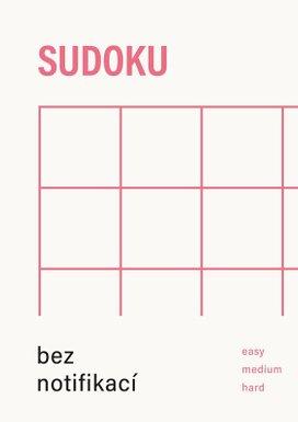 Sudoku bez notifikací červená