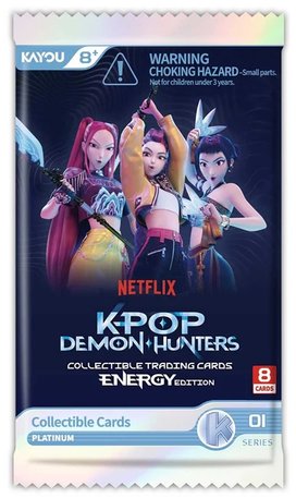 Sběratelské karty K-POP Demon Hunters World Tour Energy Edition