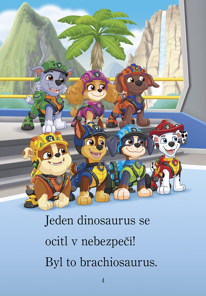 Tlapková patrola - Dinosauří film - Začínáme číst - Ostrov dinosaurů