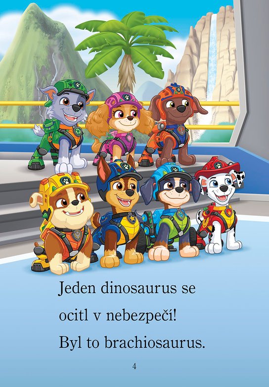 Tlapková patrola - Dinosauří film - Začínáme číst - Ostrov dinosaurů