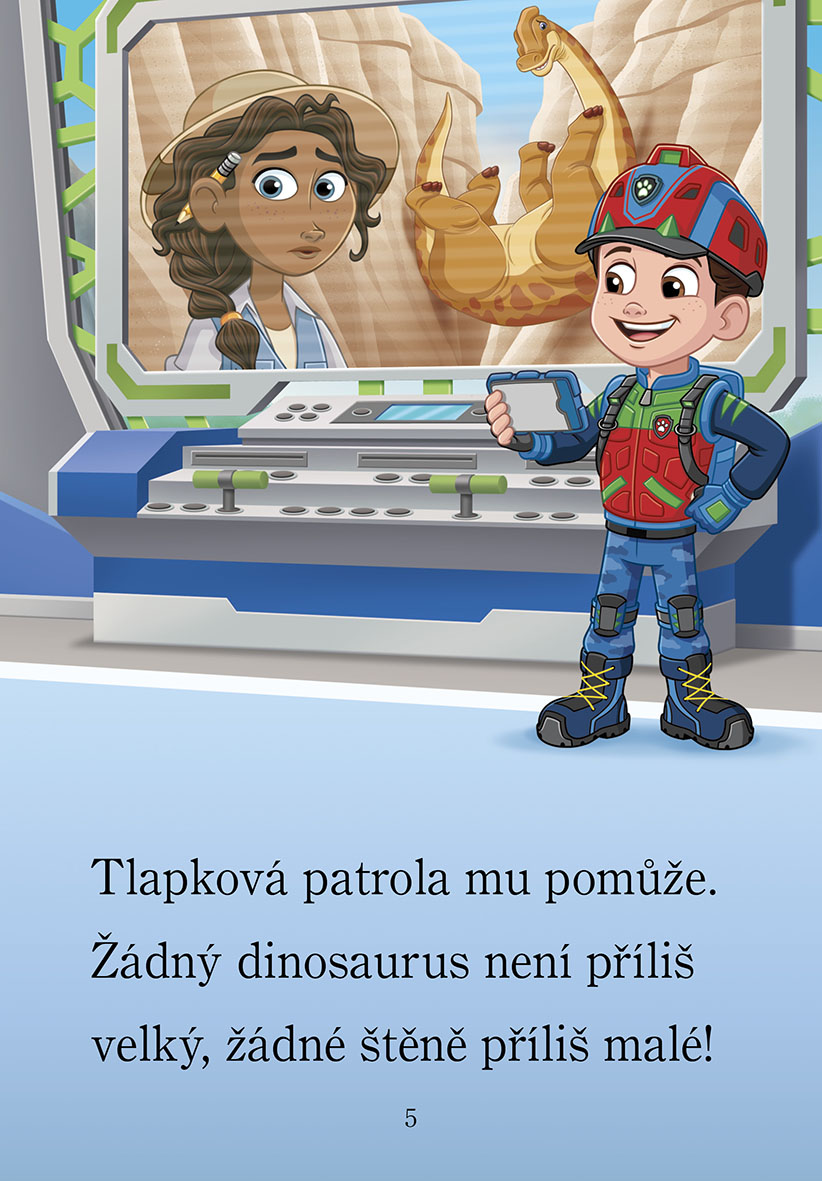 Tlapková patrola - Dinosauří film - Začínáme číst - Ostrov dinosaurů