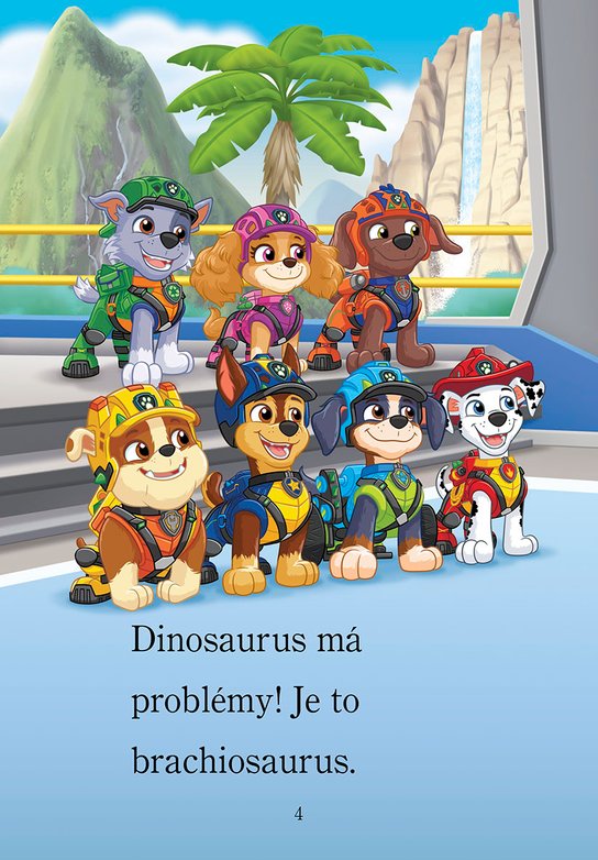 Labková patrola - Dinosaurí film - Začíname čítať
