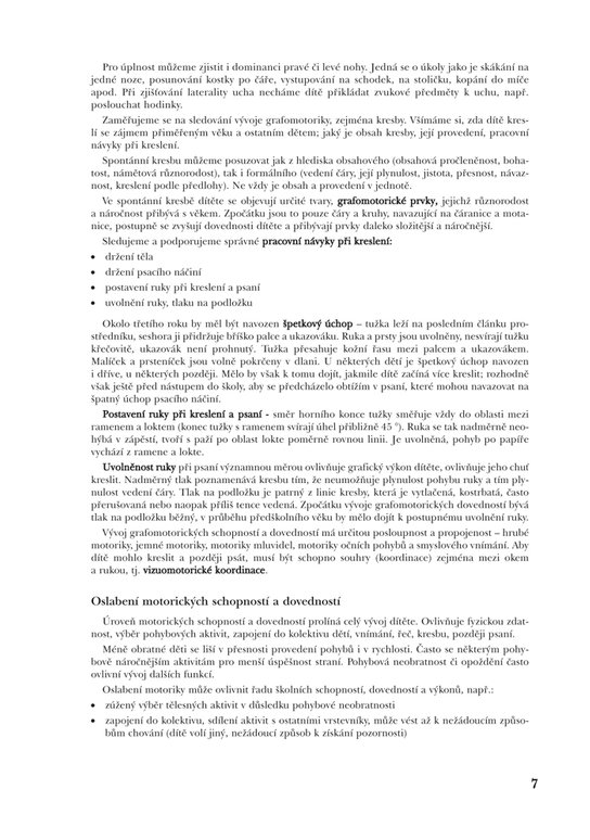 Diagnostika dítěte předškolního věku