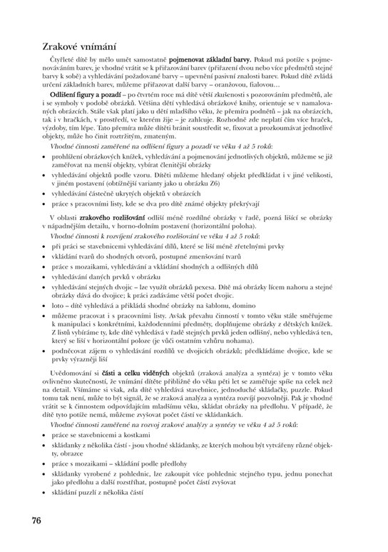 Diagnostika dítěte předškolního věku